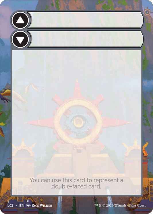 Double-Faced Substitute Card (SLCI-001) - The Lost Caverns of Ixalan Substitute Cards (Borderless) Foil