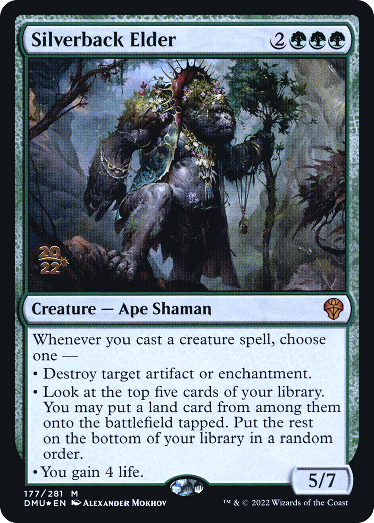 Silverback Elder (PRE-177S) - Dominaria United Promos Foil