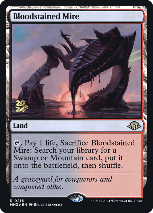 Bloodstained Mire (PRE-216S) - Modern Horizons 3 Promos Foil