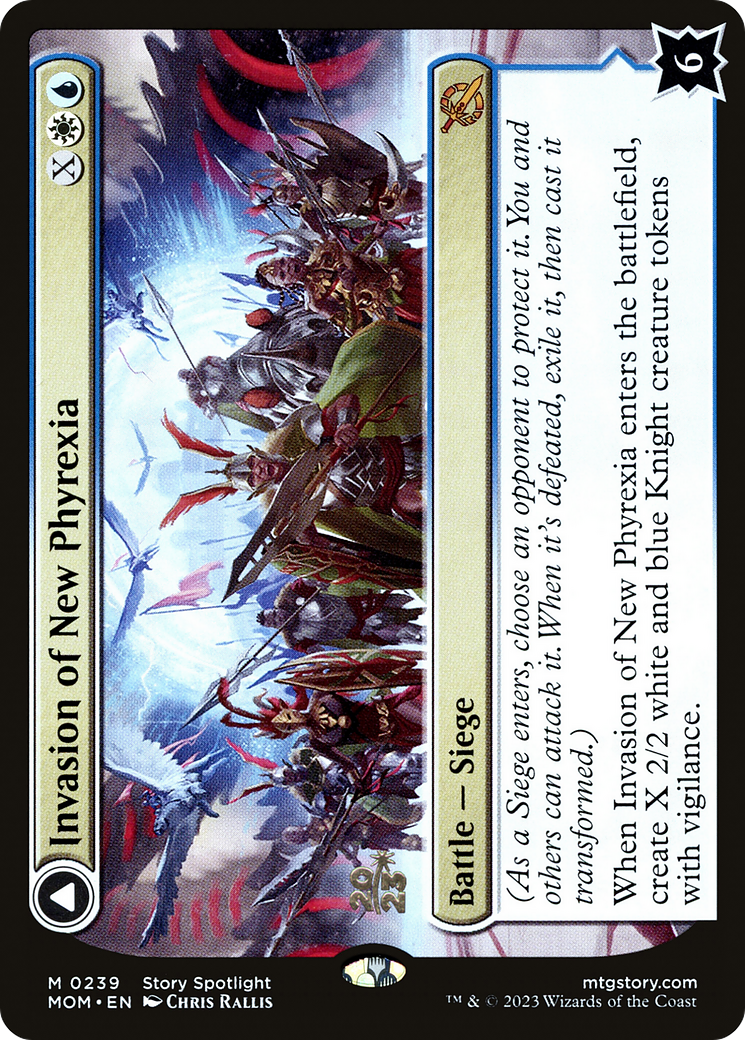 Invasion of New Phyrexia // Teferi Akosa of Zhalfir (PRE-239S) - March of the Machine Promos Foil