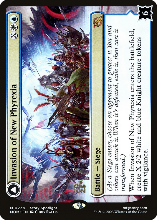 Invasion of New Phyrexia // Teferi Akosa of Zhalfir (PRE-239S) - March of the Machine Promos Foil