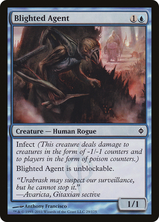 Blighted Agent (NPH-029) - New Phyrexia Foil
