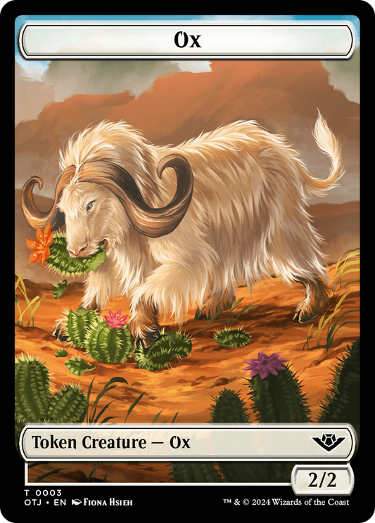 Ox (TOTJ-003) - Outlaws of Thunder Junction Tokens