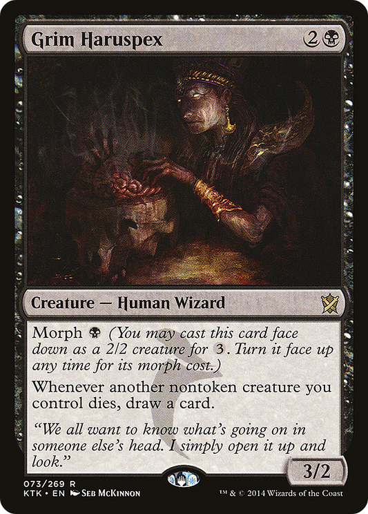 Grim Haruspex (KTK-073) - Khans of Tarkir