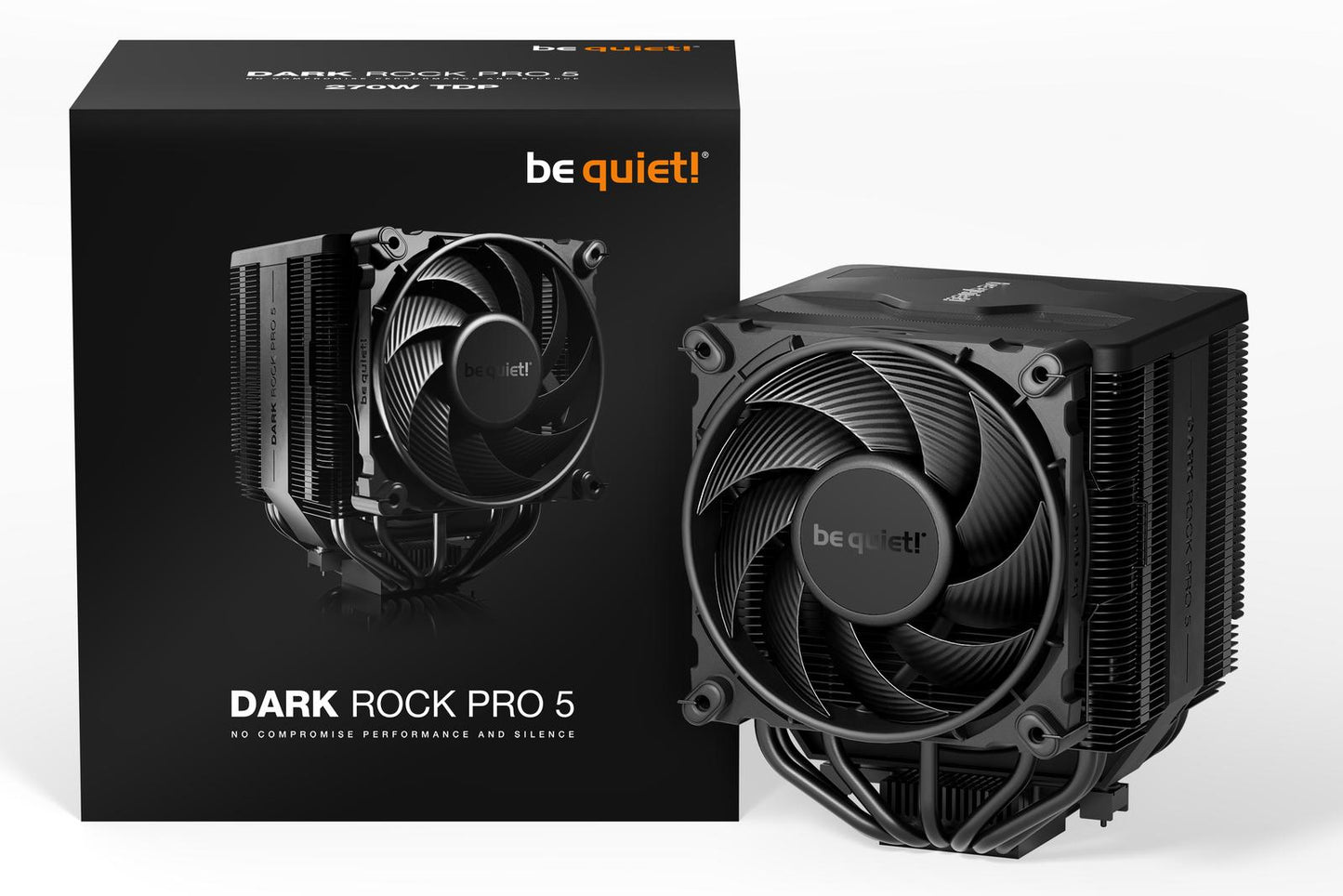 be quiet! Fan BK036 DARK ROCK PRO 5 CPU Cooler Black - OPEN BOX
