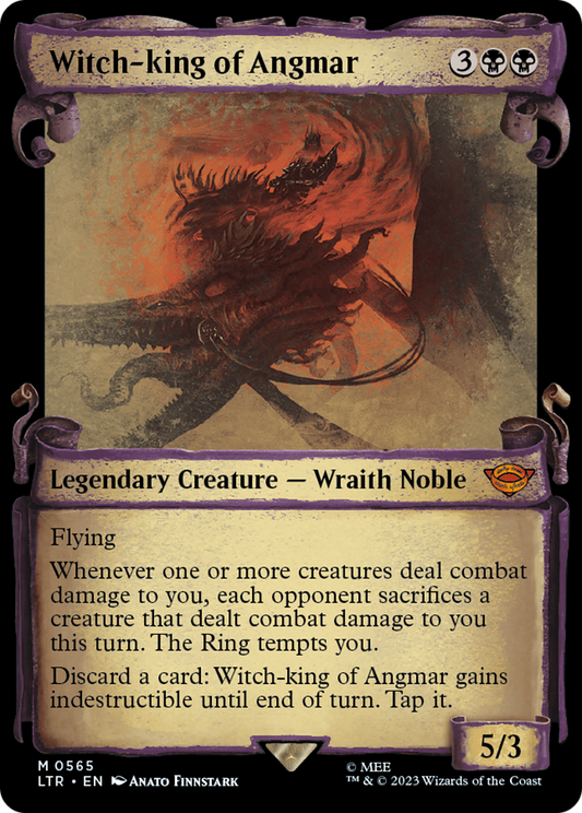 Witch-king of Angmar (LTR-565) - The Lord of the Rings: Tales of Middle-earth: (Showcase) Foil