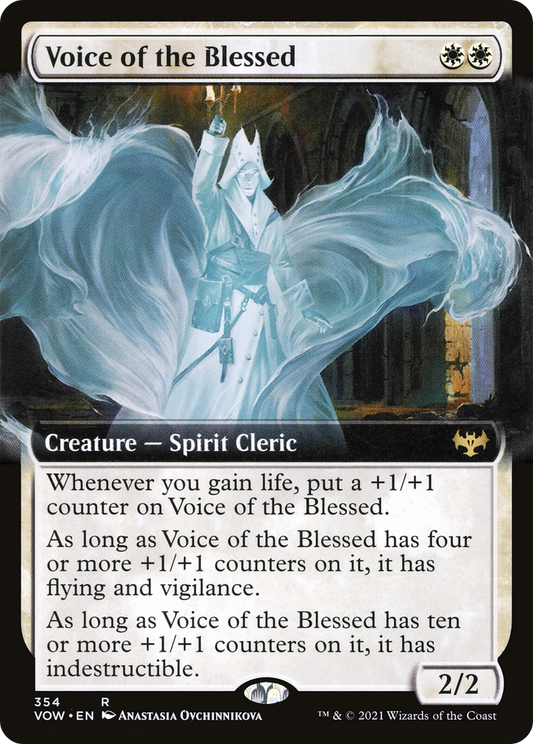 Voice of the Blessed (VOW-354) - Innistrad: Crimson Vow: (Extended Art)