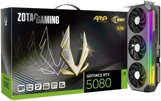 ZOTAC GeForce RTX 5080 AMP Extreme INFINITY ULTRA 16G GDR7