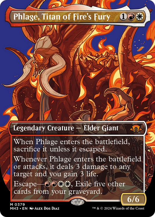 Phlage, Titan of Fire's Fury (MH3-379) - Modern Horizons 3 (Borderless)