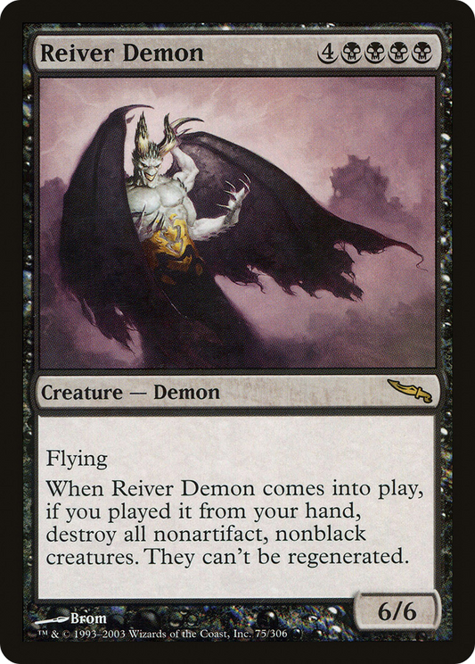 Reiver Demon (MRD-075) - Mirrodin Foil