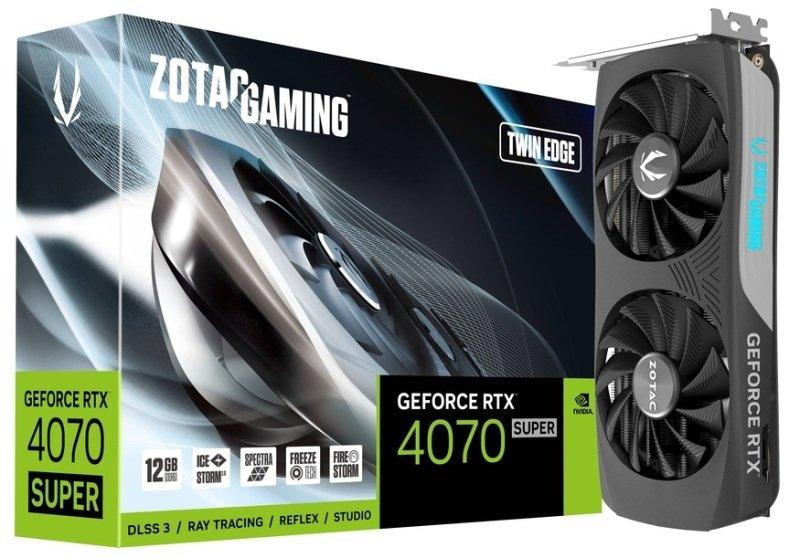 ZOTAC GeForce RTX 4070 SUPER Twin Edge 12GB GDDR6X 192B RTL