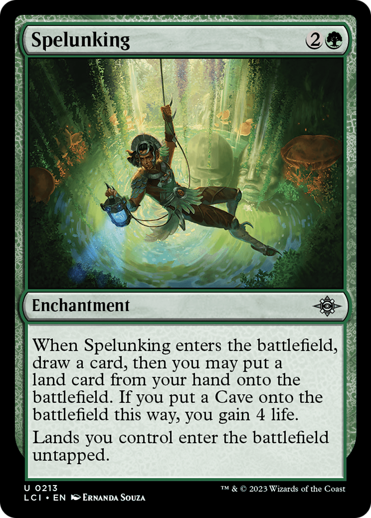 Spelunking (LCI-213) - The Lost Caverns of Ixalan Foil