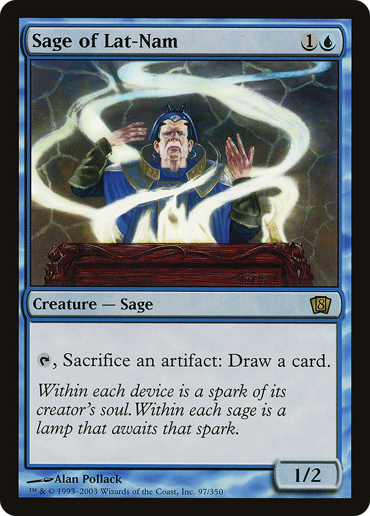 Sage of Lat-Nam (8ED-97★) - Eighth Edition Foil