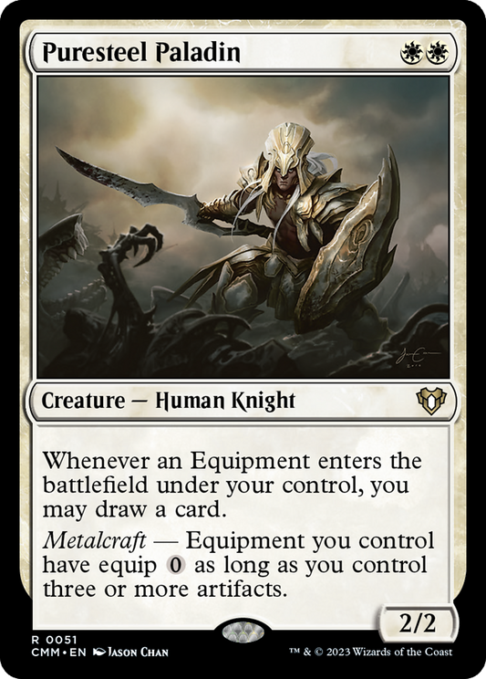 Puresteel Paladin (CMM-051) - Commander Masters Foil