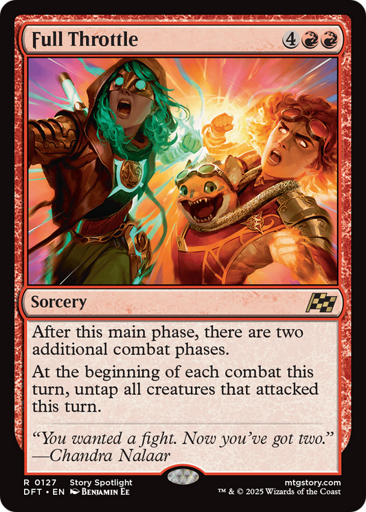 Full Throttle (DFT-127) - Aetherdrift Foil