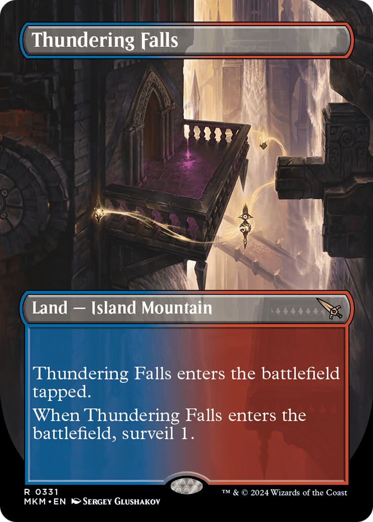 Thundering Falls (MKM-331) - Murders at Karlov Manor (Borderless) Foil