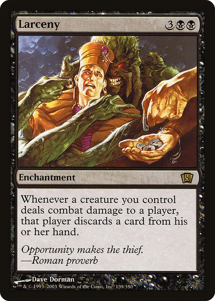Larceny (8ED-139★) - Eighth Edition Foil