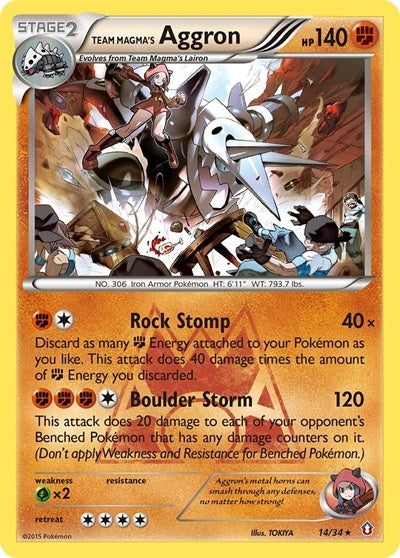 Team Magma's Aggron [DC1 - 14]