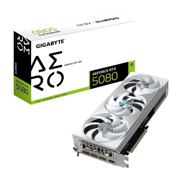 Gigabyte AERO OC SFF GeForce RTX 5080 16 GB Video Card GV-N5080AERO OC-16GD