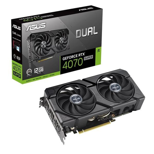 ASUS DUAL-RTX4070S-12G-EVO GeForce RTX 4070 SUPER EVO 12GB GDDR6X 192Bit