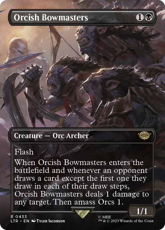 Orcish Bowmasters (LTR-433) - The Lord of the Rings: Tales of Middle-earth (Borderless) Foil