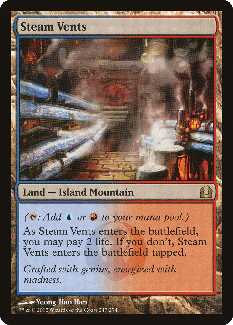 Steam Vents (RTR-247) - Return to Ravnica Foil