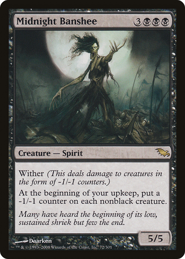 Midnight Banshee (SHM-072) - Shadowmoor Foil