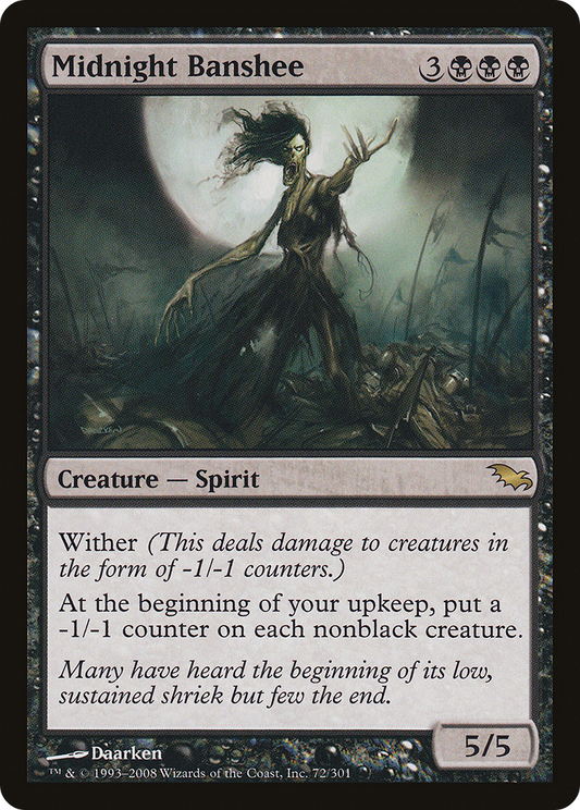Midnight Banshee (SHM-072) - Shadowmoor Foil