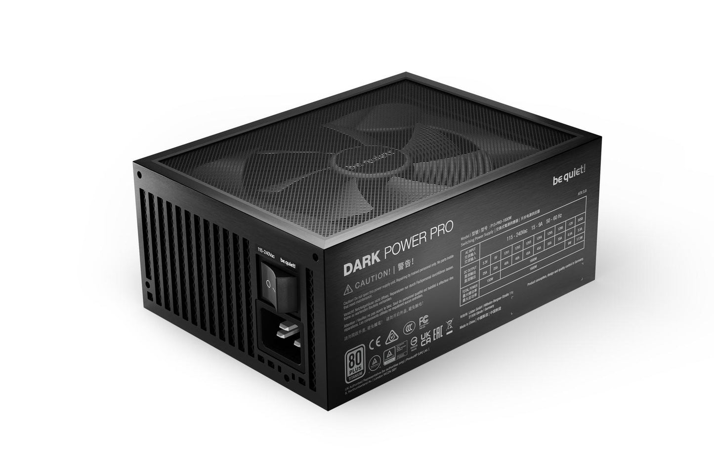 be quiet! BN501 Dark Power Pro 13 1600W 80+ Titanium ATX3.0