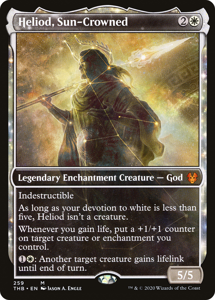 Heliod, Sun-Crowned (THB-259) - Theros Beyond Death: (enchantment, Showcase)