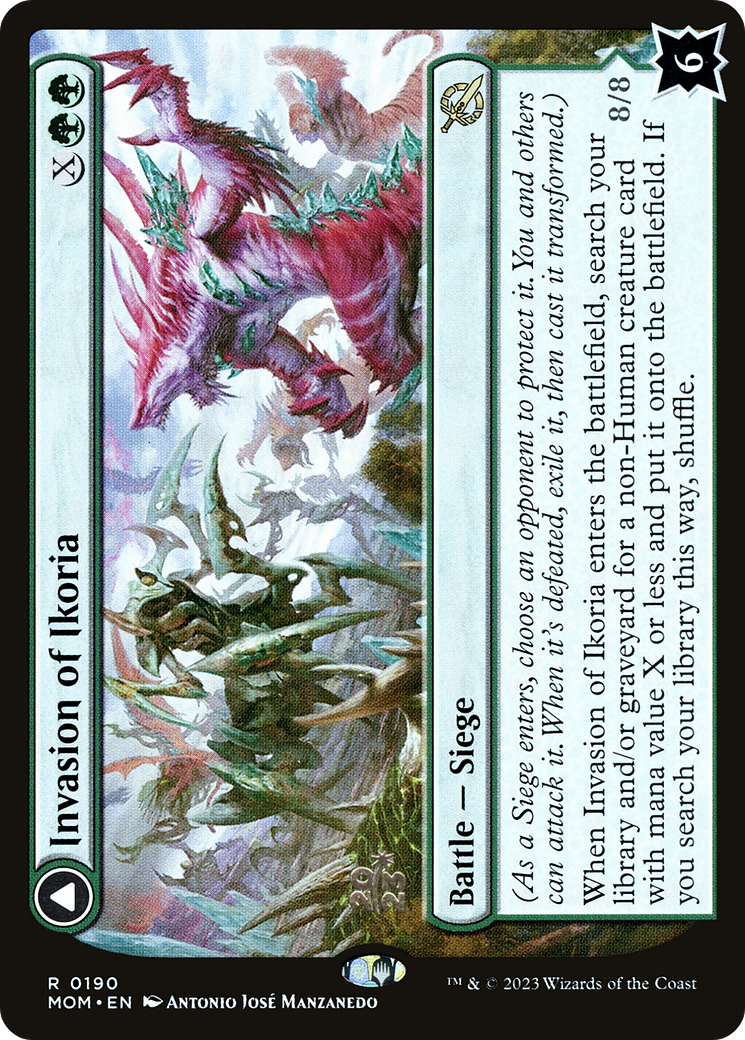 Invasion of Ikoria // Zilortha, Apex of Ikoria (PRE-190S) - March of the Machine Promos Foil
