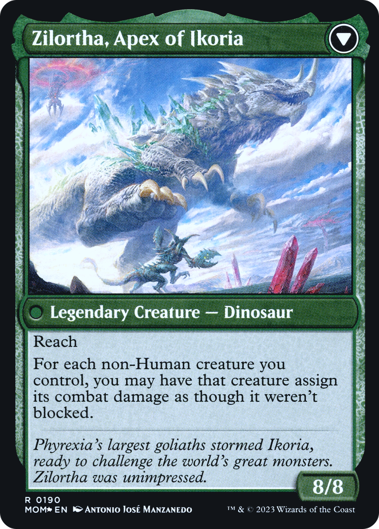 Invasion of Ikoria // Zilortha, Apex of Ikoria (PRE-190S) - March of the Machine Promos Foil