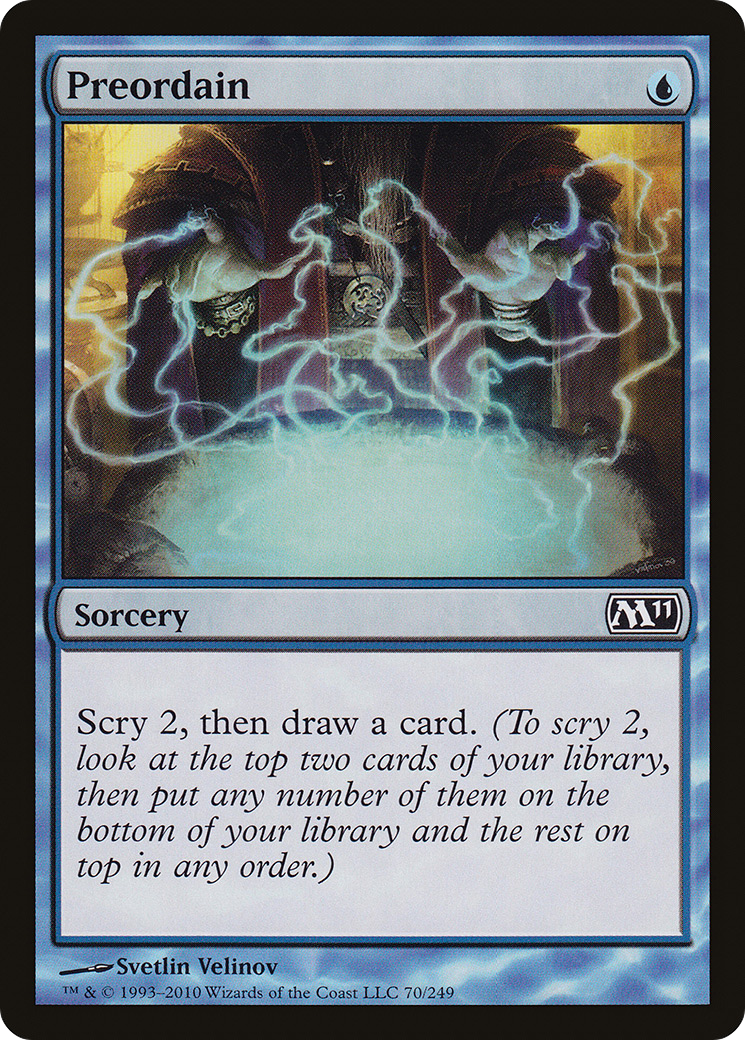 Preordain (M11-070) - Magic 2011 Foil