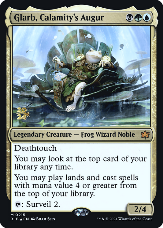 Glarb, Calamity's Augur (PRE-215S) - Bloomburrow Promos Foil
