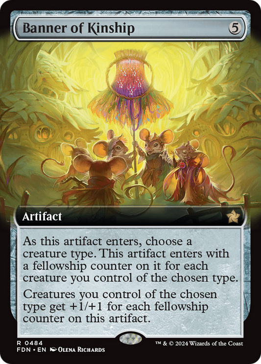 Banner of Kinship (FDN-484) - Foundations: (Extended Art) Foil