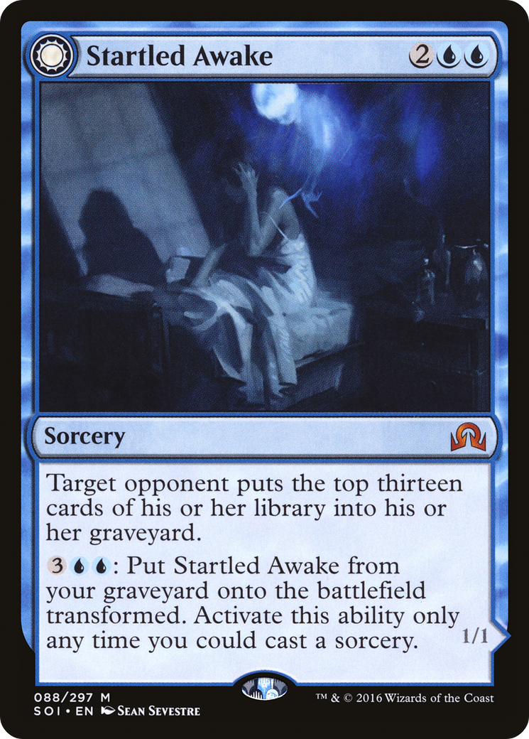 Startled Awake // Persistent Nightmare (SOI-088) - Shadows over Innistrad: (Double Faced Transform)
