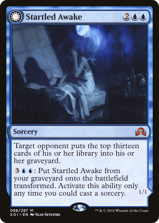 Startled Awake // Persistent Nightmare (SOI-088) - Shadows over Innistrad: (Double Faced Transform)