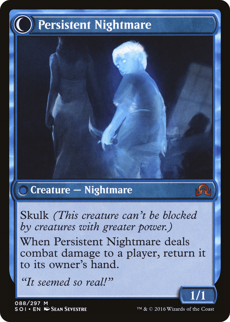 Startled Awake // Persistent Nightmare (SOI-088) - Shadows over Innistrad: (Double Faced Transform)