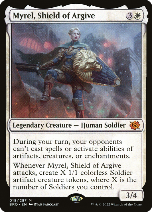 Myrel, Shield of Argive (BRO-018) - The Brothers' War Foil