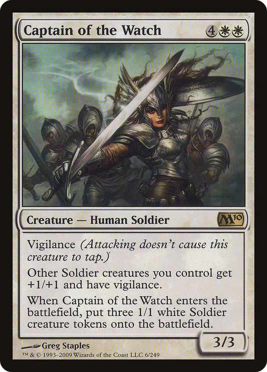 Captain of the Watch (M10-006) - Magic 2010 Foil