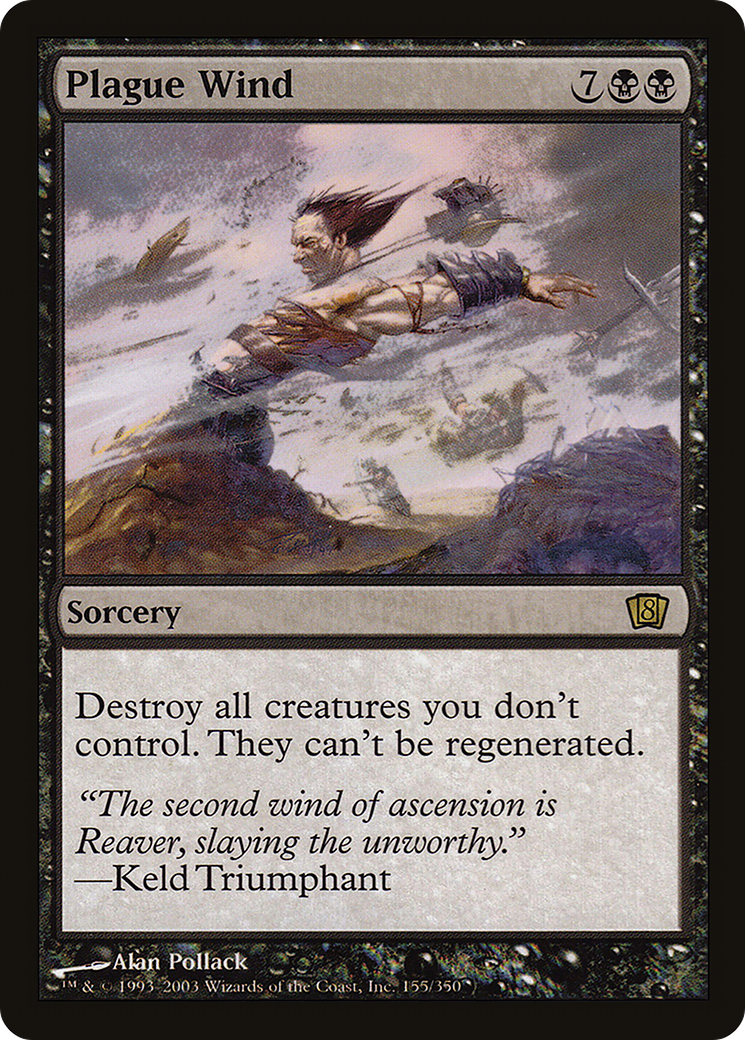 Plague Wind (8ED-155★) - Eighth Edition Foil