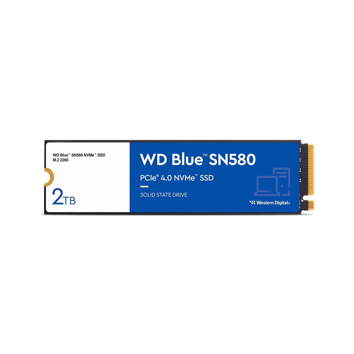 Western Digital SSD WDS200T3B0E 2TB M.2 WD Blue SN580 PCIe Retail