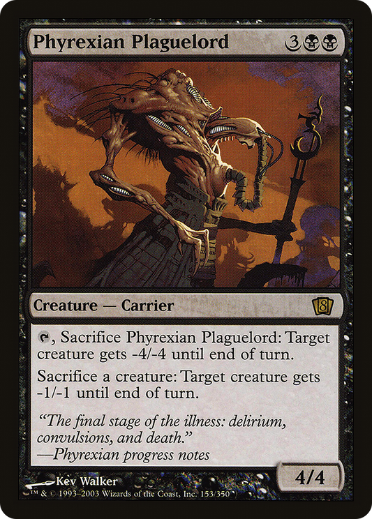 Phyrexian Plaguelord (8ED-153★) - Eighth Edition Foil