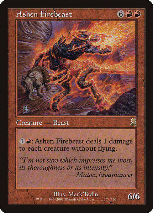Ashen Firebeast [ODY - 174]