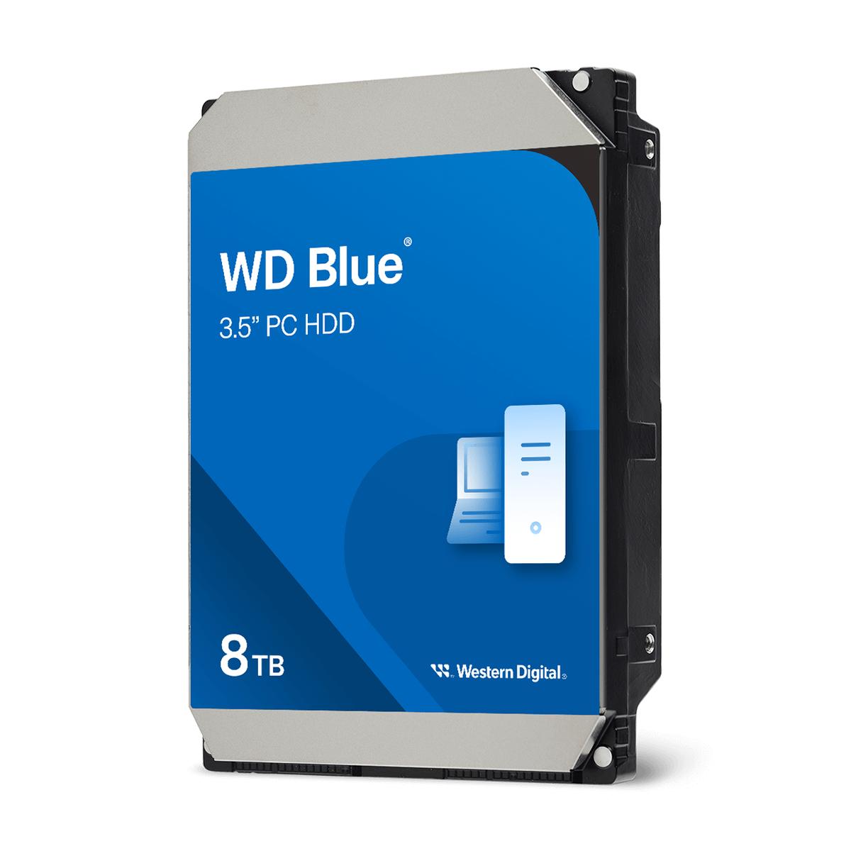 Western Digital HD 8 To WD Blue 3.5 SATA 5 640 tr/min 256 Mo CMR