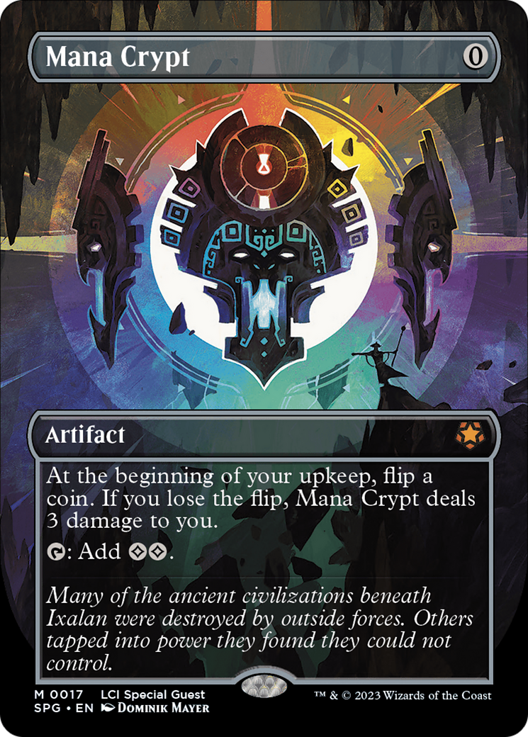 Mana Crypt (Borderless) (SPG-017) - Special Guests (Borderless) Foil