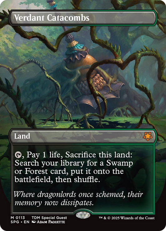 Verdant Catacombs (Borderless) (SPG-113) - Special Guests (Borderless) Foil