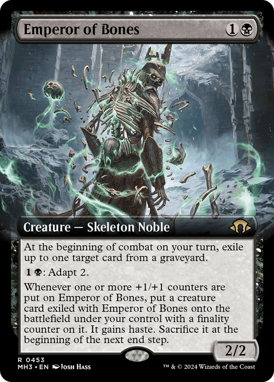 Emperor of Bones (MH3-453) - Modern Horizons 3: (Extended Art) Foil