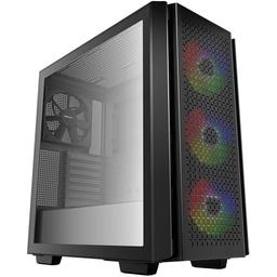 DeepCool CS R-CG560-BKAAE4-G-1 CG560 Mid-Tower ABS+SPCC+TG Black Retail