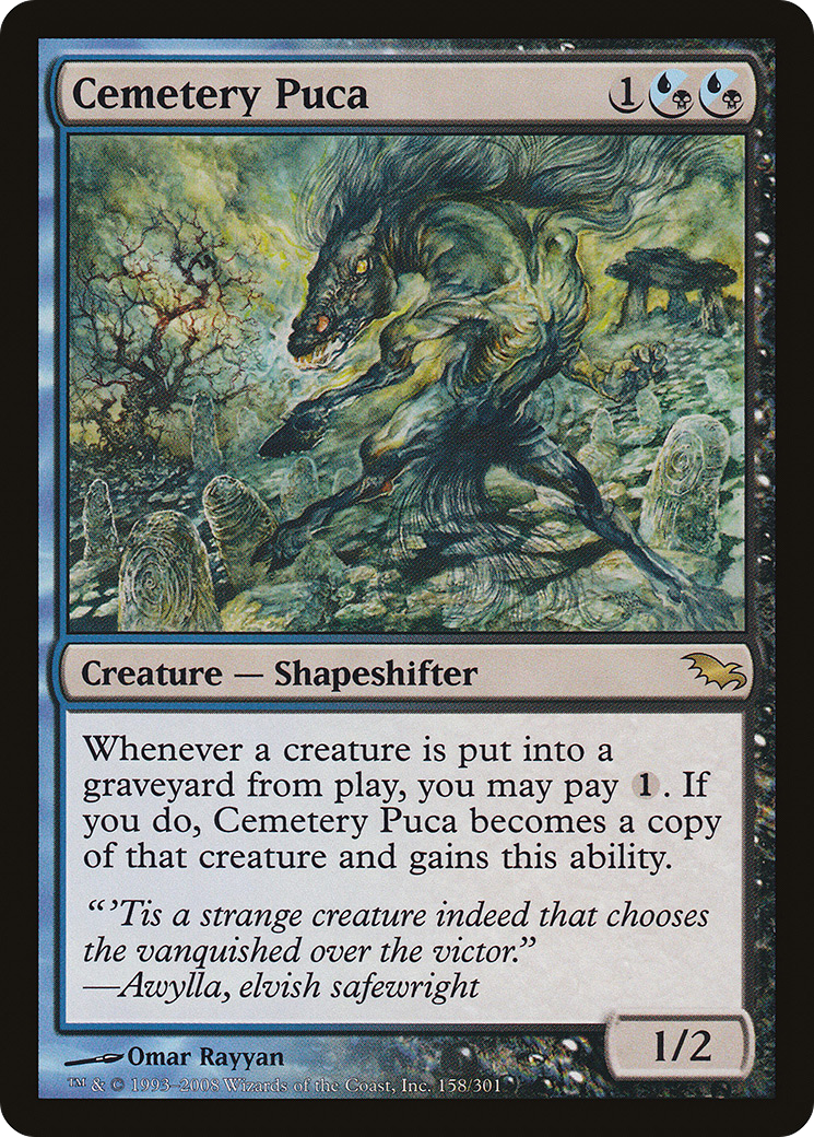 Cemetery Puca (SHM-158) - Shadowmoor Foil